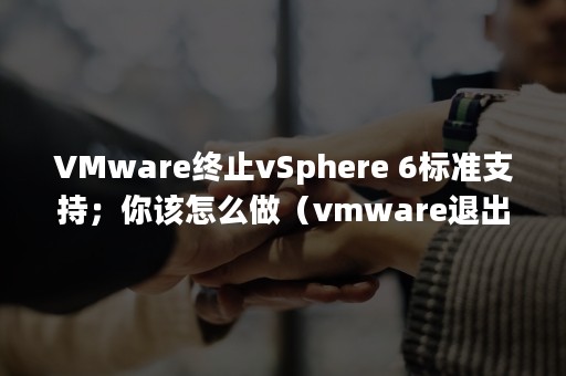 VMware终止vSphere 6标准支持；你该怎么做（vmware退出控制台）