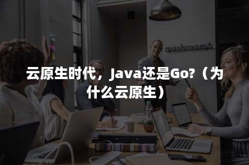 云原生时代，Java还是Go?（为什么云原生）