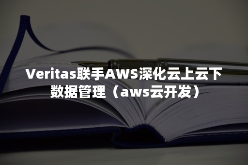 Veritas联手AWS深化云上云下数据管理（aws云开发）