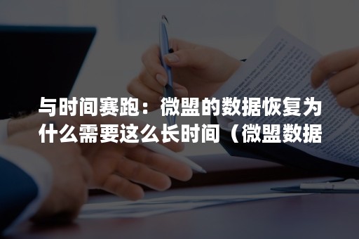 与时间赛跑：微盟的数据恢复为什么需要这么长时间（微盟数据丢失）