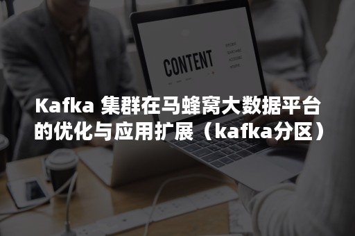 Kafka 集群在马蜂窝大数据平台的优化与应用扩展（kafka分区）