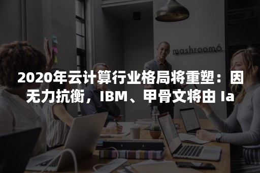 2020年云计算行业格局将重塑：因无力抗衡，IBM、甲骨文将由 IaaS 转向 PaaS（哪一年云计算的概念逐渐为大家所接受）