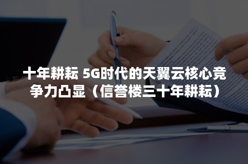 十年耕耘 5G时代的天翼云核心竞争力凸显（信誉楼三十年耕耘）