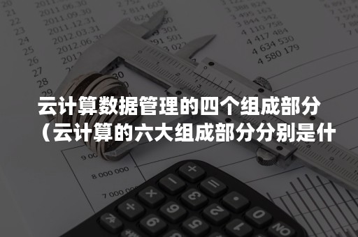 云计算数据管理的四个组成部分（云计算的六大组成部分分别是什么?）