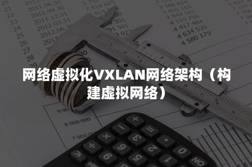 网络虚拟化VXLAN网络架构（构建虚拟网络）