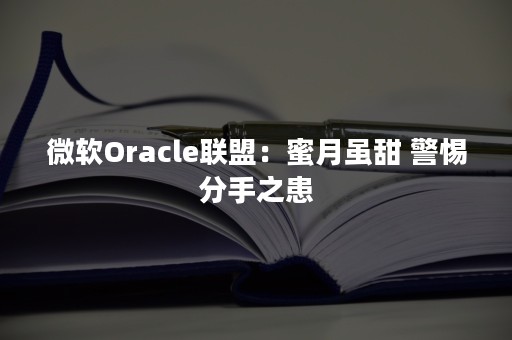 微软Oracle联盟：蜜月虽甜 警惕分手之患