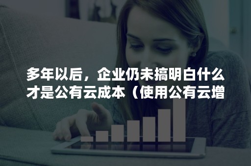 多年以后，企业仍未搞明白什么才是公有云成本（使用公有云增加了软件开发的成本）