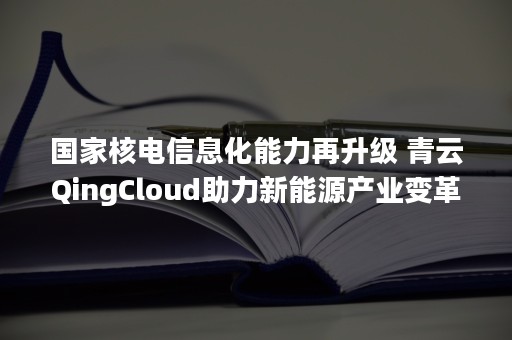 国家核电信息化能力再升级 青云QingCloud助力新能源产业变革