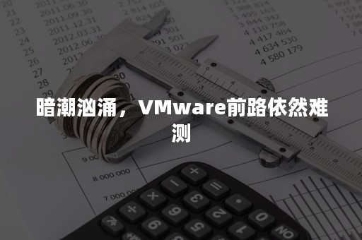 暗潮汹涌，VMware前路依然难测