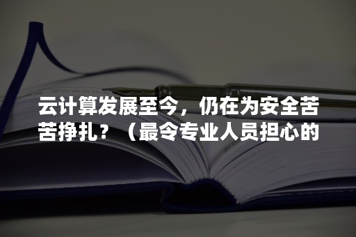 云计算发展至今，仍在为安全苦苦挣扎？（最令专业人员担心的云计算安全问题是什么）