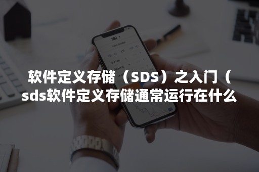 软件定义存储（SDS）之入门（sds软件定义存储通常运行在什么操作系统上）