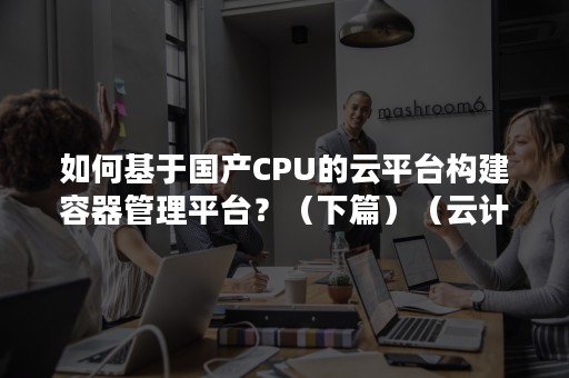 如何基于国产CPU的云平台构建容器管理平台？（下篇）（云计算容器）