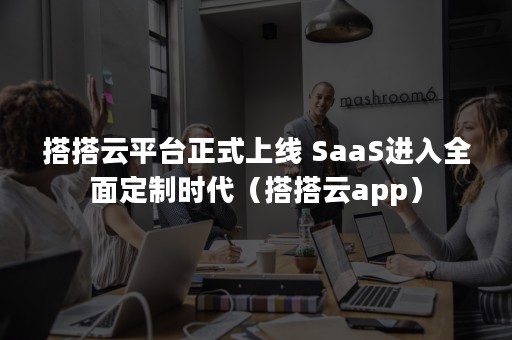 搭搭云平台正式上线 SaaS进入全面定制时代（搭搭云app）