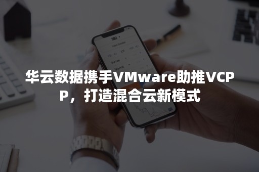 华云数据携手VMware助推VCPP，打造混合云新模式