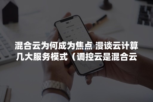混合云为何成为焦点 漫谈云计算几大服务模式（调控云是混合云）