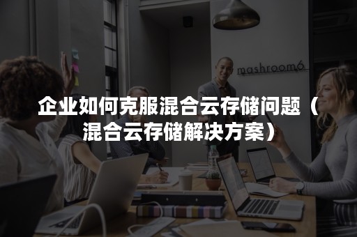 企业如何克服混合云存储问题（混合云存储解决方案）