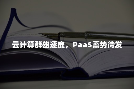 云计算群雄逐鹿，PaaS蓄势待发