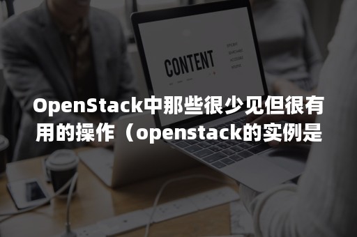 OpenStack中那些很少见但很有用的操作（openstack的实例是什么意思）