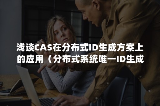 浅谈CAS在分布式ID生成方案上的应用（分布式系统唯一ID生成方案汇总）