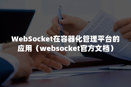 WebSocket在容器化管理平台的应用（websocket官方文档）