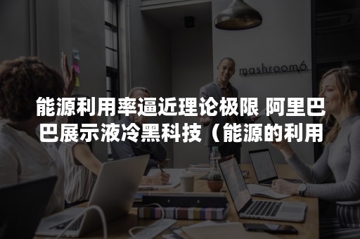 能源利用率逼近理论极限 阿里巴巴展示液冷黑科技（能源的利用率）