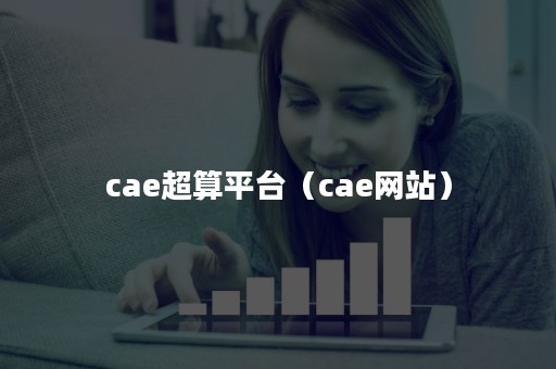 cae超算平台（cae网站）