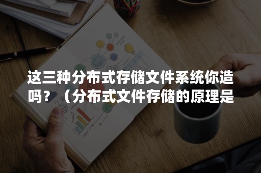这三种分布式存储文件系统你造吗？（分布式文件存储的原理是什么）