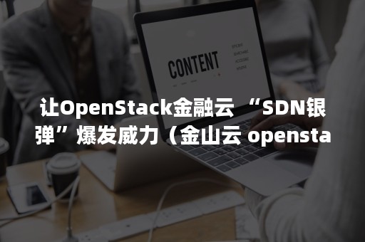 让OpenStack金融云 “SDN银弹”爆发威力（金山云 openstack）