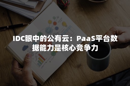 IDC眼中的公有云：PaaS平台数据能力是核心竞争力